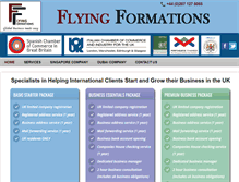 Tablet Screenshot of flyingformations.com
